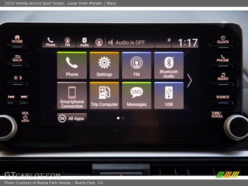 Lunar Silver Metallic / Black 2020 Honda Accord Sport Sedan