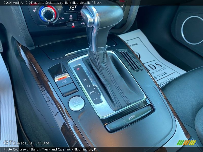 Moonlight Blue Metallic / Black 2014 Audi A4 2.0T quattro Sedan