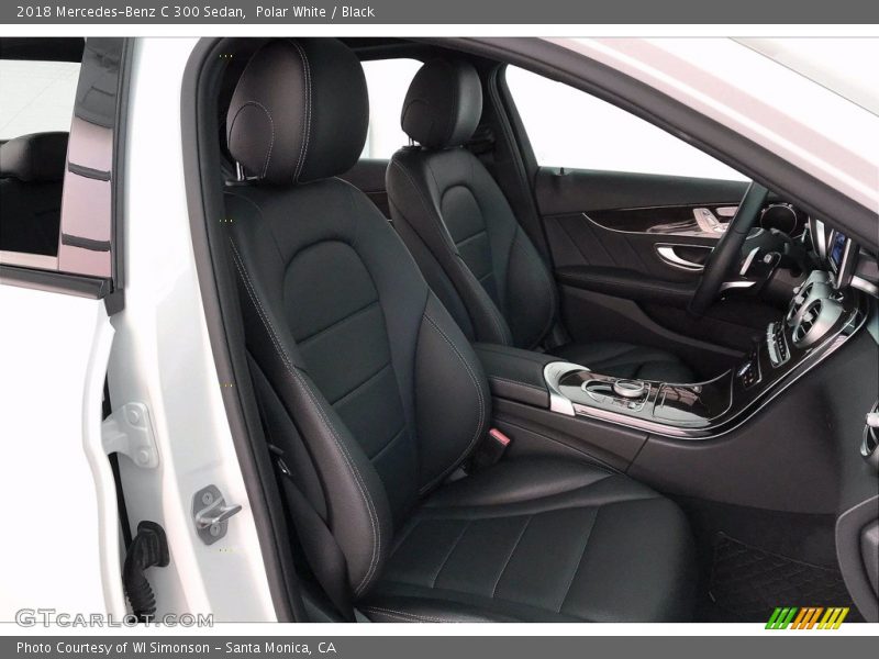 Polar White / Black 2018 Mercedes-Benz C 300 Sedan