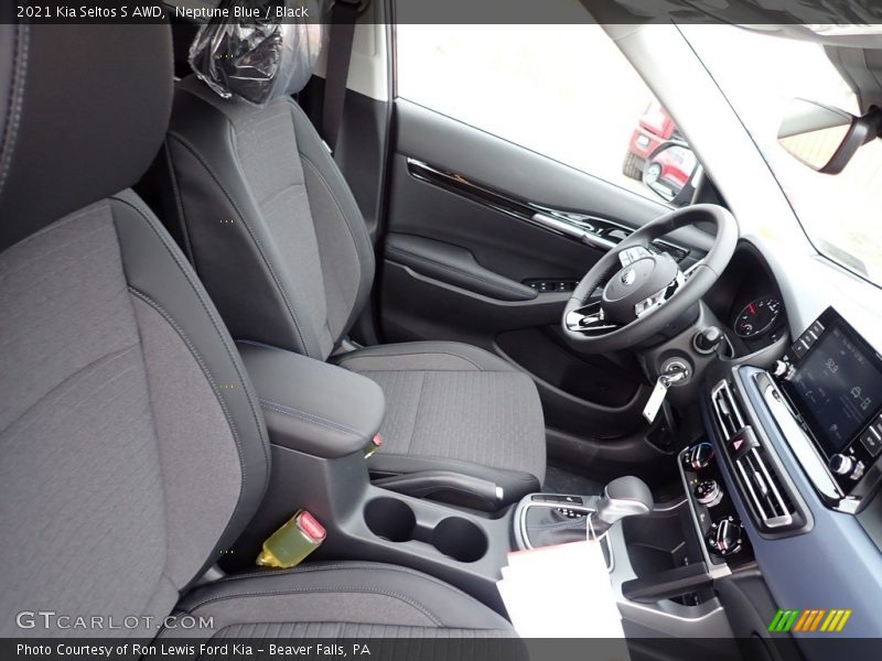 Neptune Blue / Black 2021 Kia Seltos S AWD