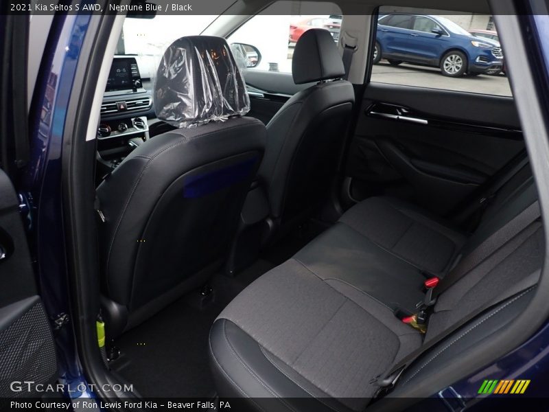Neptune Blue / Black 2021 Kia Seltos S AWD