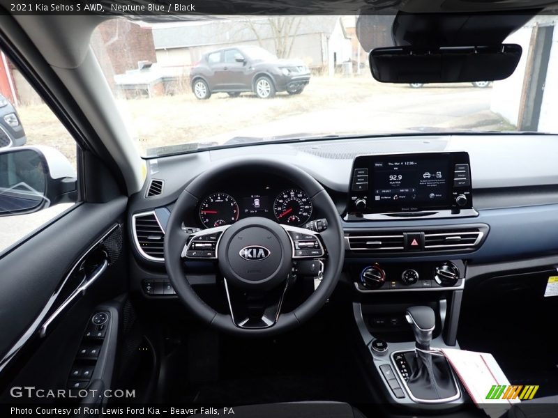 Neptune Blue / Black 2021 Kia Seltos S AWD