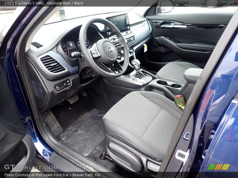 Neptune Blue / Black 2021 Kia Seltos S AWD