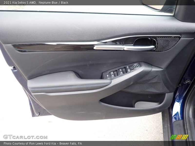 Neptune Blue / Black 2021 Kia Seltos S AWD