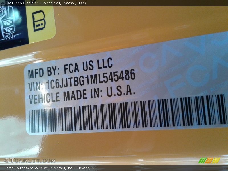 Nacho / Black 2021 Jeep Gladiator Rubicon 4x4