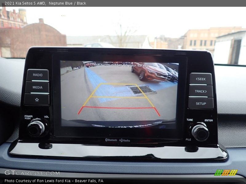 Neptune Blue / Black 2021 Kia Seltos S AWD
