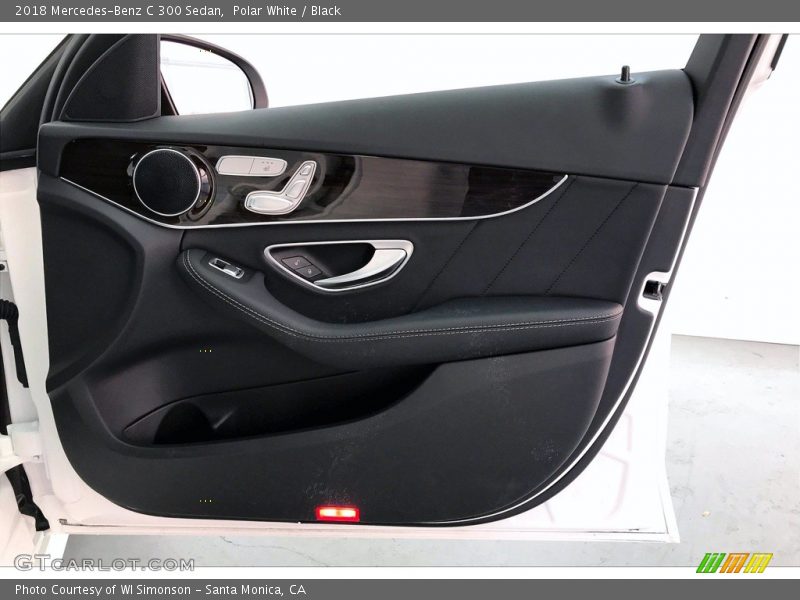 Polar White / Black 2018 Mercedes-Benz C 300 Sedan