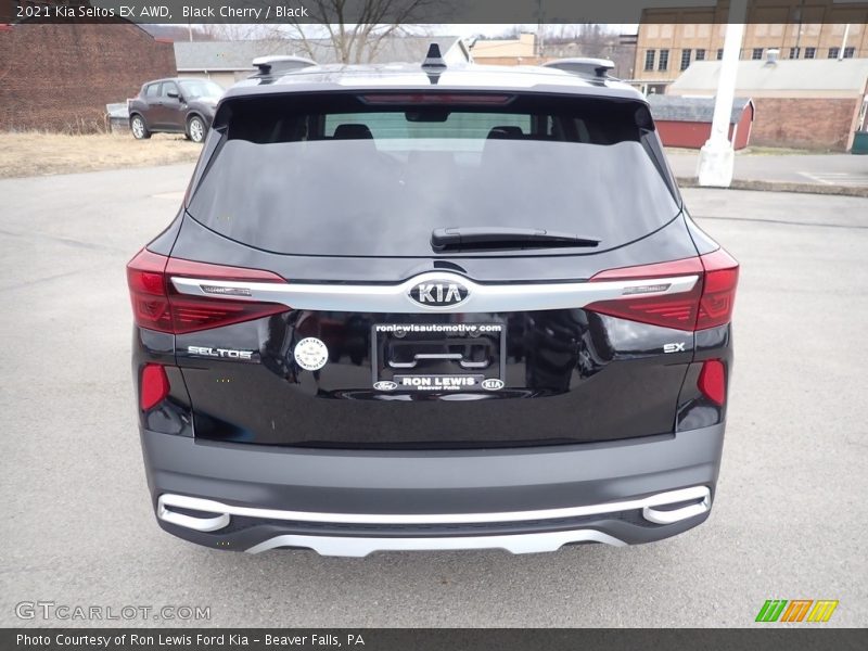 Black Cherry / Black 2021 Kia Seltos EX AWD