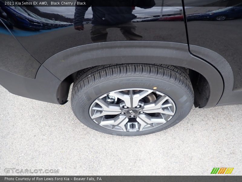 Black Cherry / Black 2021 Kia Seltos EX AWD