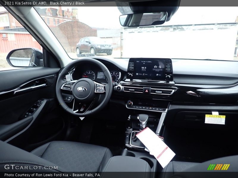 Black Cherry / Black 2021 Kia Seltos EX AWD