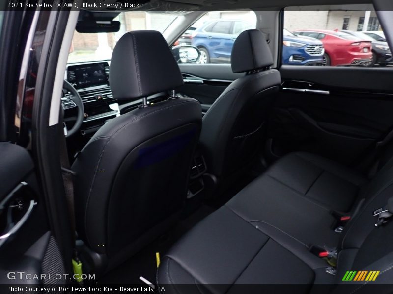 Black Cherry / Black 2021 Kia Seltos EX AWD