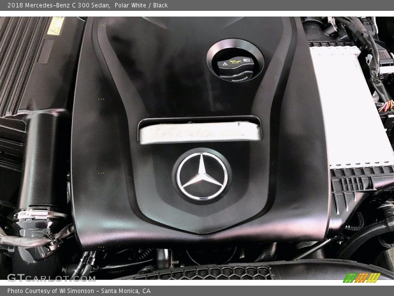 Polar White / Black 2018 Mercedes-Benz C 300 Sedan