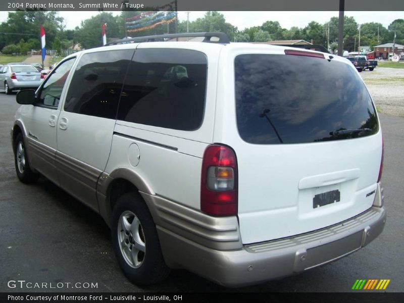 Summit White / Taupe 2004 Pontiac Montana