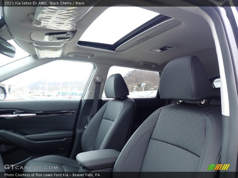 Black Cherry / Black 2021 Kia Seltos EX AWD