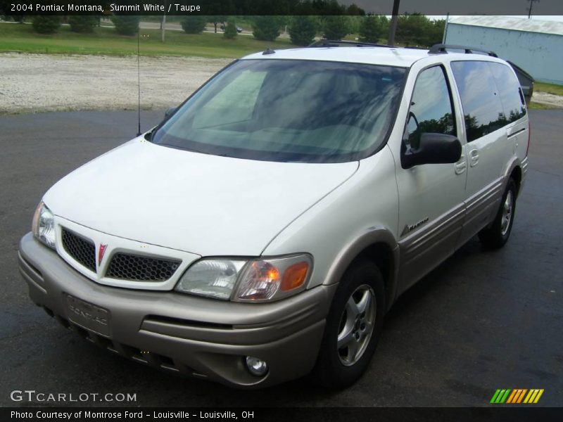 Summit White / Taupe 2004 Pontiac Montana