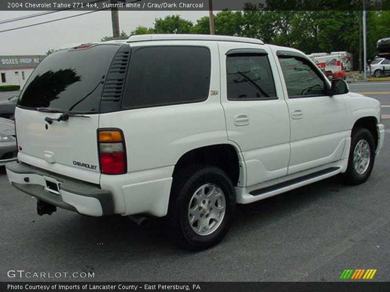 Summit White / Gray/Dark Charcoal 2004 Chevrolet Tahoe Z71 4x4