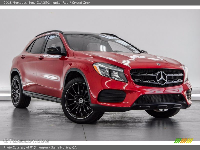Jupiter Red / Crystal Grey 2018 Mercedes-Benz GLA 250