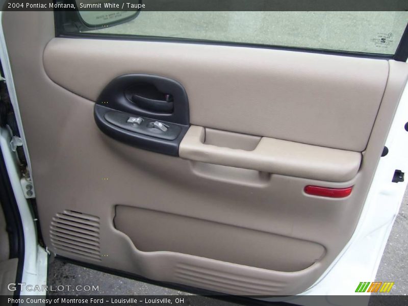 Summit White / Taupe 2004 Pontiac Montana