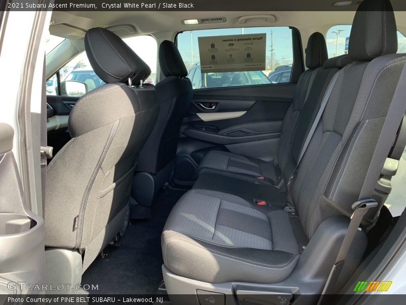 Crystal White Pearl / Slate Black 2021 Subaru Ascent Premium