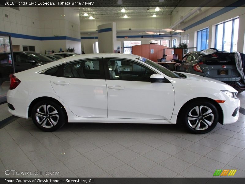 Taffeta White / Ivory 2018 Honda Civic LX Sedan