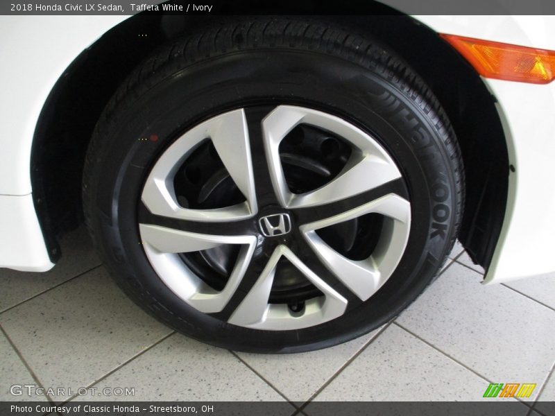 Taffeta White / Ivory 2018 Honda Civic LX Sedan