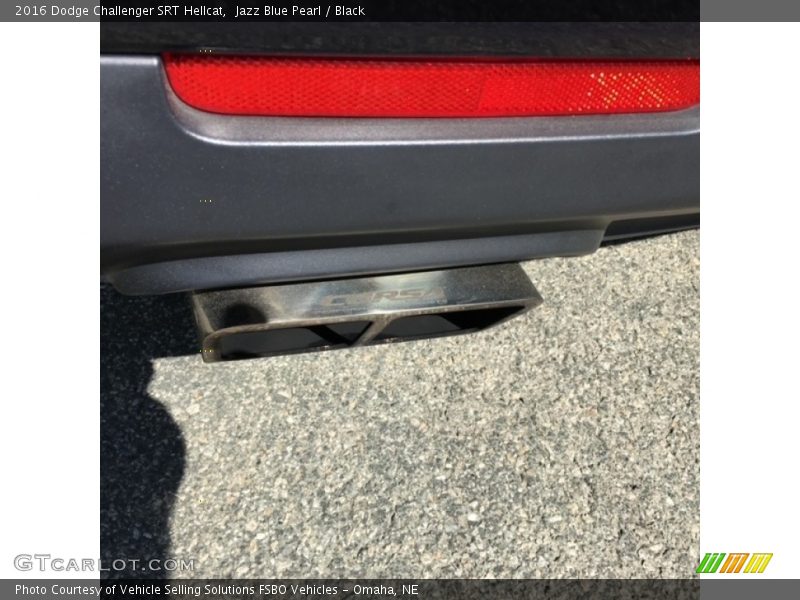 Jazz Blue Pearl / Black 2016 Dodge Challenger SRT Hellcat
