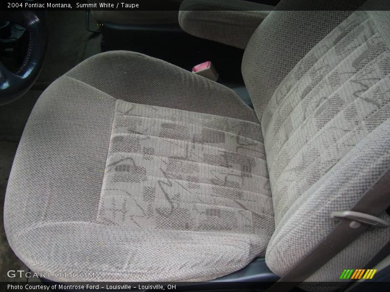 Summit White / Taupe 2004 Pontiac Montana