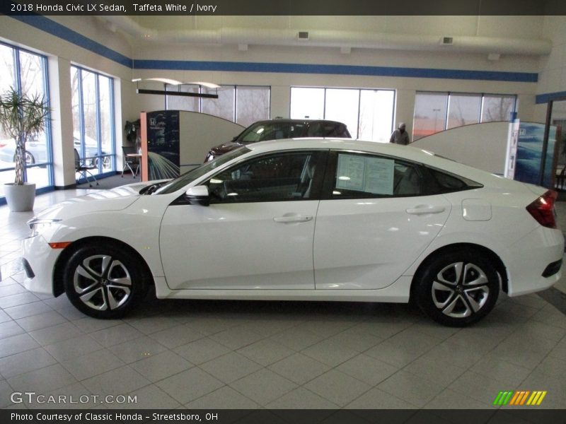 Taffeta White / Ivory 2018 Honda Civic LX Sedan