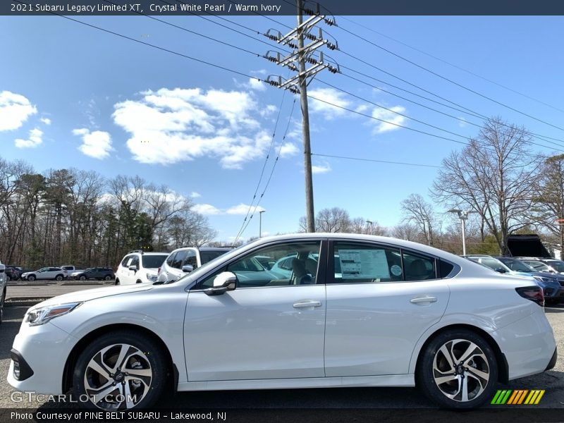 Crystal White Pearl / Warm Ivory 2021 Subaru Legacy Limited XT