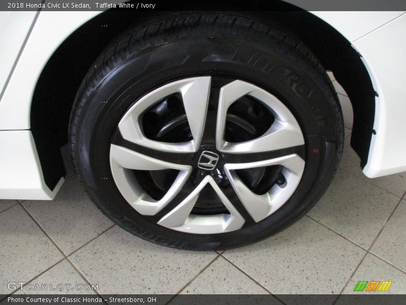 Taffeta White / Ivory 2018 Honda Civic LX Sedan
