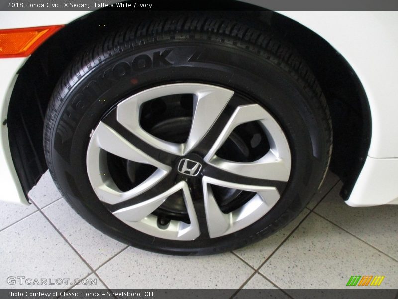 Taffeta White / Ivory 2018 Honda Civic LX Sedan