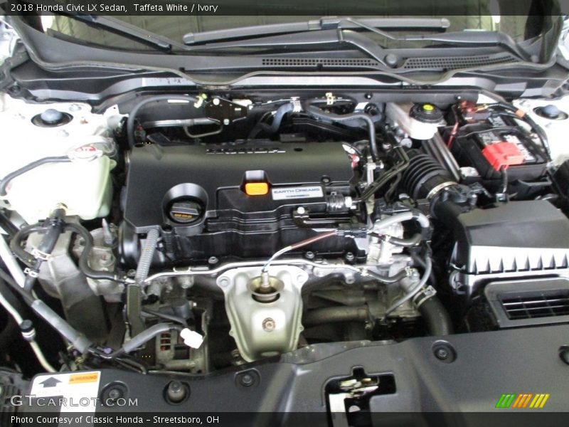 Taffeta White / Ivory 2018 Honda Civic LX Sedan