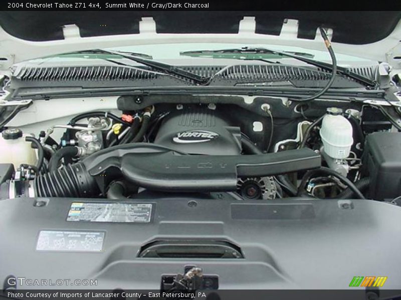 Summit White / Gray/Dark Charcoal 2004 Chevrolet Tahoe Z71 4x4
