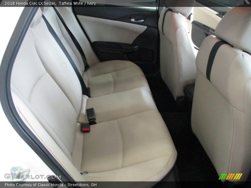 Taffeta White / Ivory 2018 Honda Civic LX Sedan