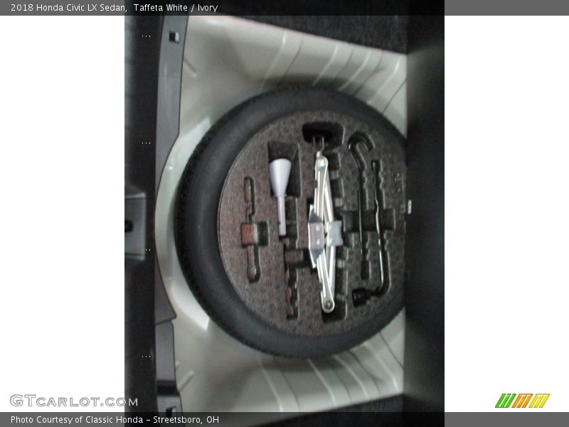 Taffeta White / Ivory 2018 Honda Civic LX Sedan