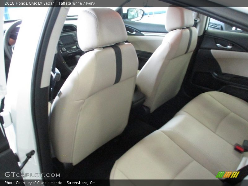 Taffeta White / Ivory 2018 Honda Civic LX Sedan
