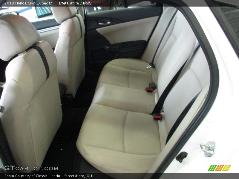 Taffeta White / Ivory 2018 Honda Civic LX Sedan