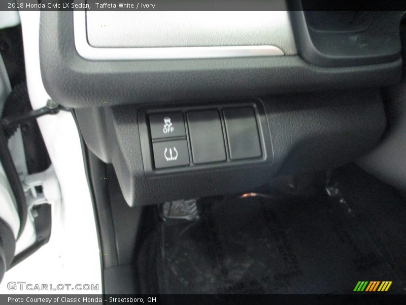 Taffeta White / Ivory 2018 Honda Civic LX Sedan