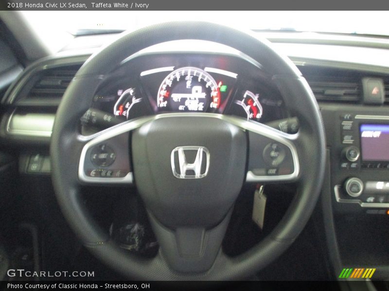 Taffeta White / Ivory 2018 Honda Civic LX Sedan