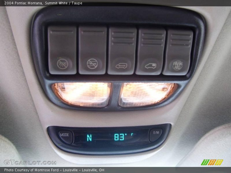 Summit White / Taupe 2004 Pontiac Montana