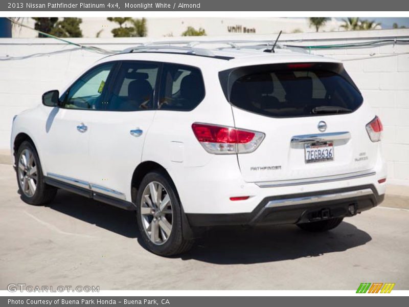 Moonlight White / Almond 2013 Nissan Pathfinder Platinum 4x4