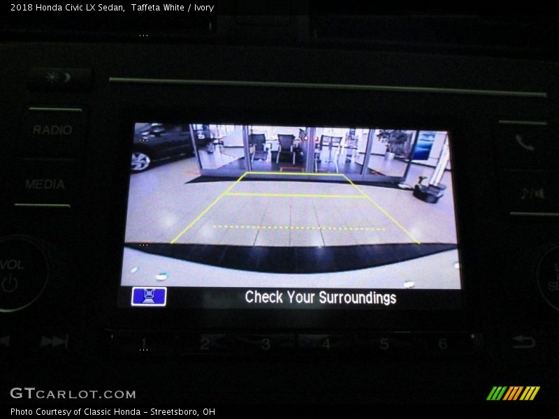Taffeta White / Ivory 2018 Honda Civic LX Sedan