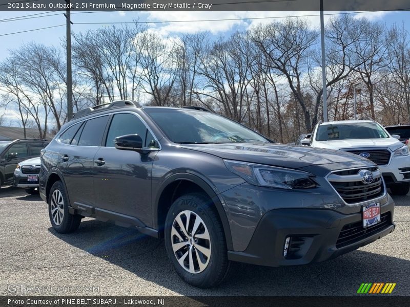 Magnetite Gray Metallic / Gray 2021 Subaru Outback 2.5i Premium