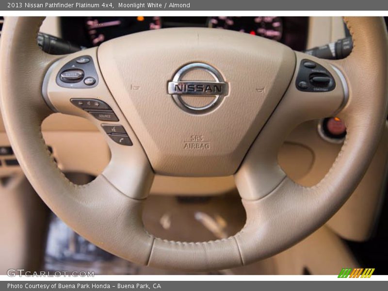 Moonlight White / Almond 2013 Nissan Pathfinder Platinum 4x4