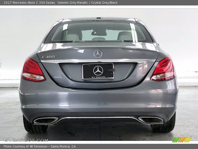 Selenite Grey Metallic / Crystal Grey/Black 2017 Mercedes-Benz C 300 Sedan
