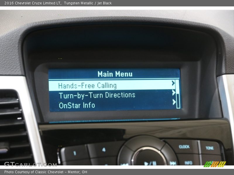 Tungsten Metallic / Jet Black 2016 Chevrolet Cruze Limited LT