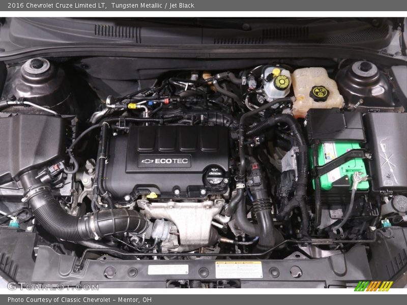 Tungsten Metallic / Jet Black 2016 Chevrolet Cruze Limited LT