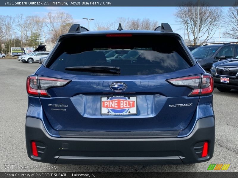 Abyss Blue Pearl / Gray 2021 Subaru Outback 2.5i Premium