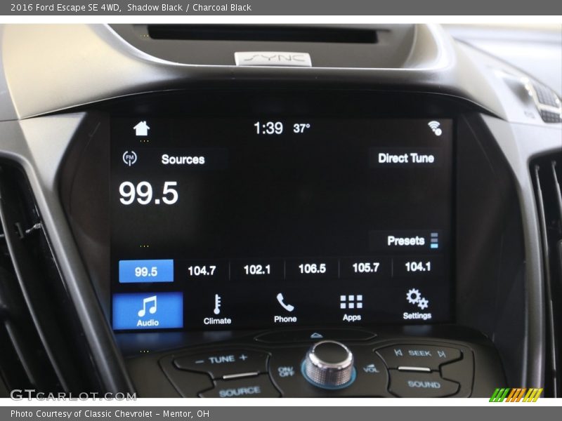 Shadow Black / Charcoal Black 2016 Ford Escape SE 4WD