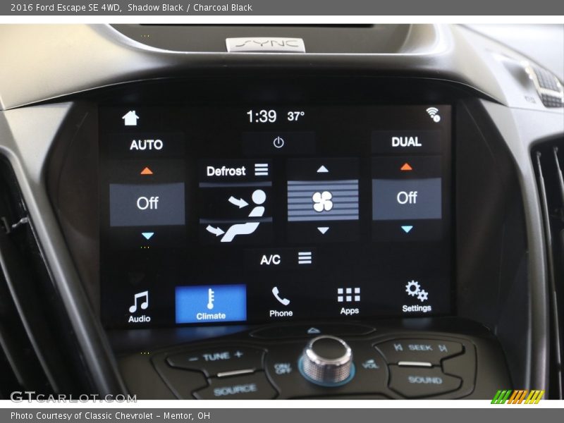 Shadow Black / Charcoal Black 2016 Ford Escape SE 4WD